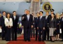 Trump arrives in China for superpower summit with Xi