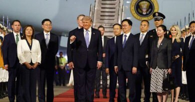 Trump arrives in China for superpower summit with Xi