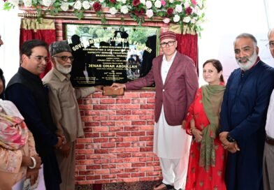 CM laid foundation stones for two sewage treatment plants in Srinagar