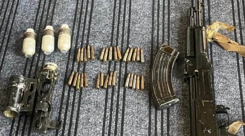 Security forces recover arms, ammunition from hideout in Sopore