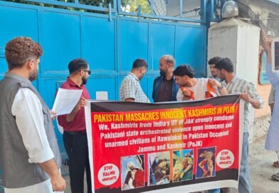 Anti-Pakistan Protest Outside UN Office in Srinagar Over Civilian Killings in PoJK