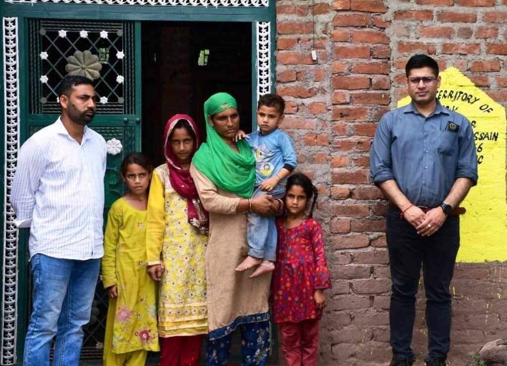 DC Rajouri inspects progress on PMAY houses in Dhangri Block
