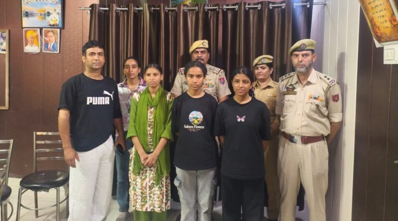 Srinagar Police recovers three minor girls from Amritsar within 72 hours