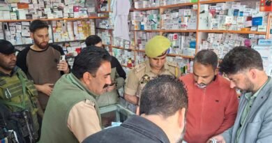 Anantnag Police Seal Three Medical Stores in Aishmuqam Over Record Discrepancies