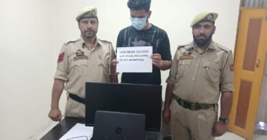 Anantnag Police Cracks GMC Dialgam Theft Case in Record Time, Recovers Stolen Electronics
