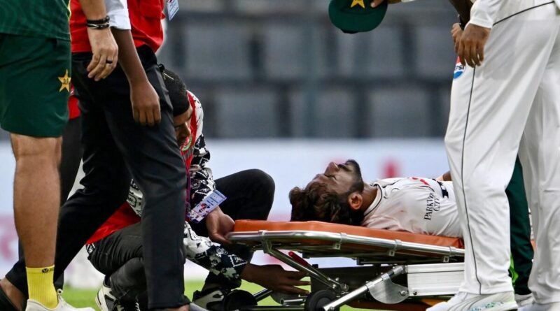 Hasan Ali resumes bowling after head injury scare against Bangladesh
