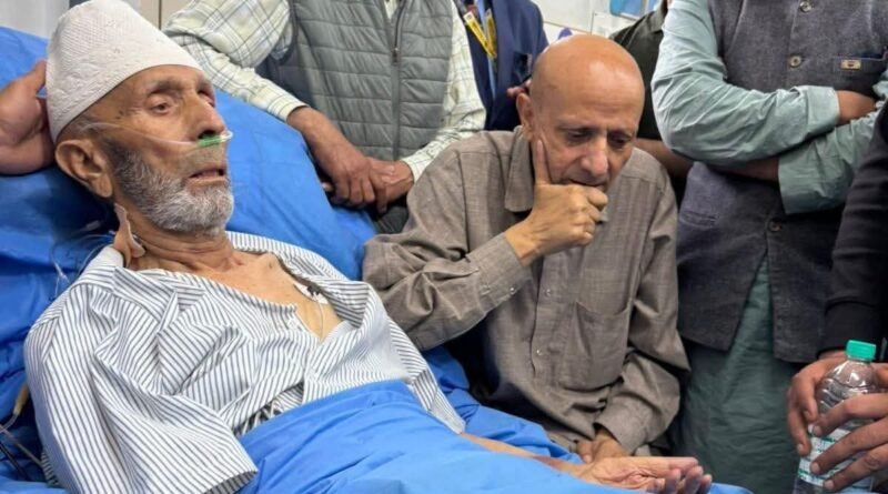 Jailed MP Er Rashid’s Father passes away at AIIMS Delhi.