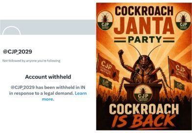 Cockroach Janata Party’s X handle withheld, founder starts new account