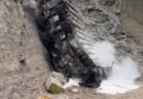 Two killed as truck falls into gorge, catches fire in Ramban