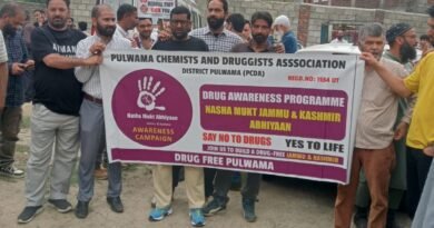 Drug Department, PCDA organize anti-Drug awareness rally in Pulwama