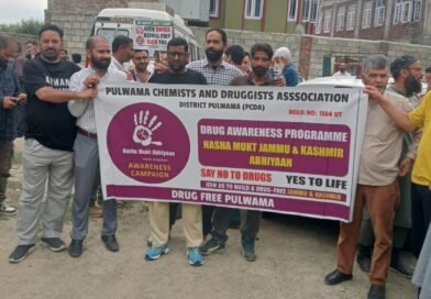 Drug Department, PCDA organize anti-Drug awareness rally in Pulwama