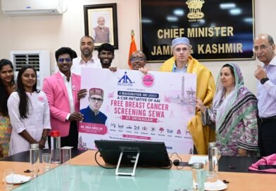 CM Omar flagged off free breast cancer screening programme at civil secretariat