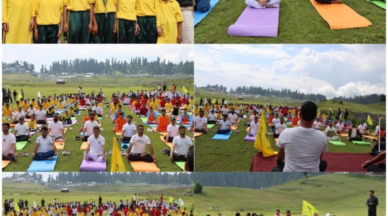 Gulmarg Celebrates International Yoga Day with Enthusiastic Participation of Students