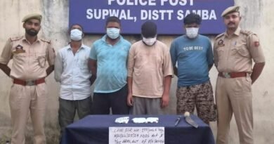 Seven drug peddlers arrested in separate operations across Jammu