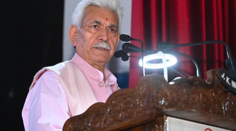 Progress requires both scientific advancements, spiritual values: LG Manoj Sinha