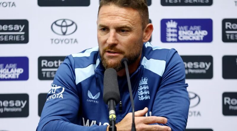 England sacked McCullum as test coach after four years