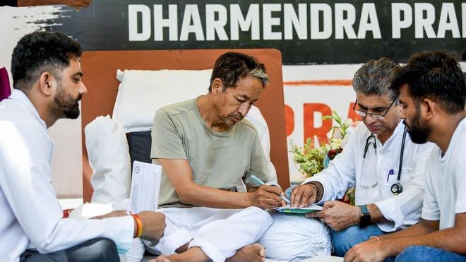 Wangchuk’s hunger strike enters Day 18; Dipke accuses govt of ‘cruel’ silence