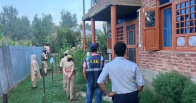 CIK Conducts Searches at Multiple Locations Across Kashmir Valley