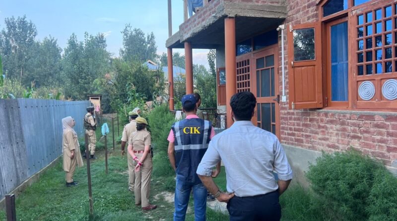 CIK Conducts Searches at Multiple Locations Across Kashmir Valley