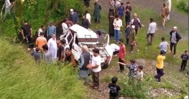 Two killed, five critically injured as vehicle plunges into gorge in Rajouri