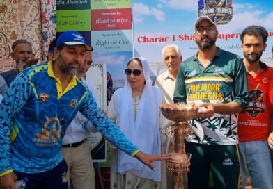 Dr Darakhshan Andrabi inaugurated T-20 Cricket Super League at Chrar-e-Sharif