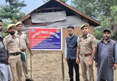 Police attaches ₹40 lakh property of drug peddler in Anantnag