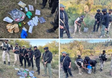 Police recover bag containing medicines, eatables near encounter site in Budgam