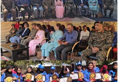 Indian Army Flags In Capacity Building Tour of Kashmiri Girl Students to Pune