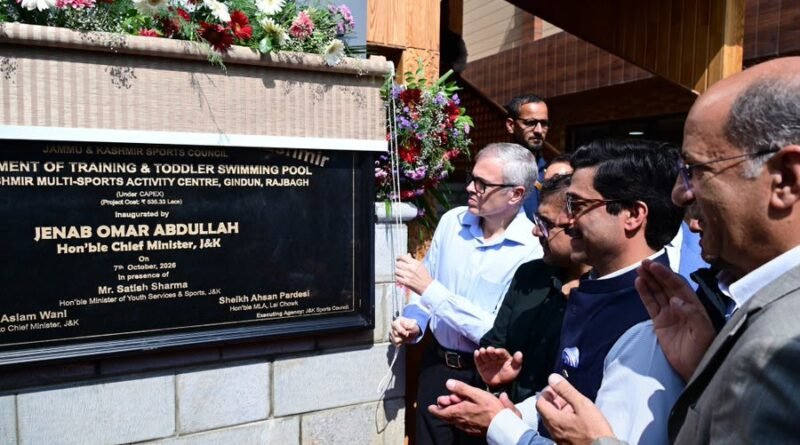 CM inaugurates ₹30 crore world-class sports facilities in Srinagar