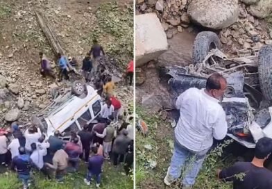 Two Gujarat tourists killed, three injured as vehicle falls into gorge in Anantnag