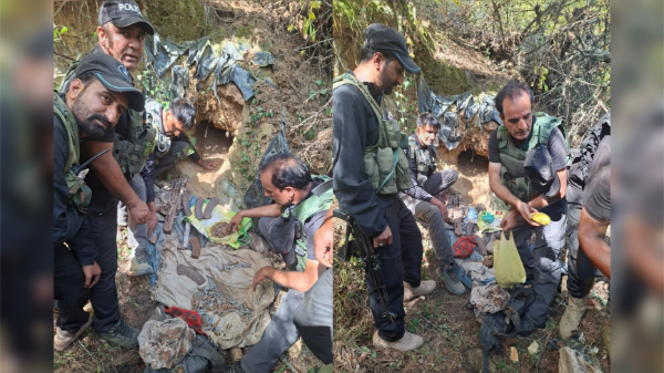 Terrorist hideout busted in Kupwara, AK-47, grenades and ammunition recovered