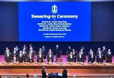 CJI administers oath of office to five new SC judges; strength rises to 37