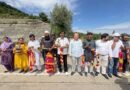 First batch of Amarnath pilgrims welcomed with flower petals in Kashmir