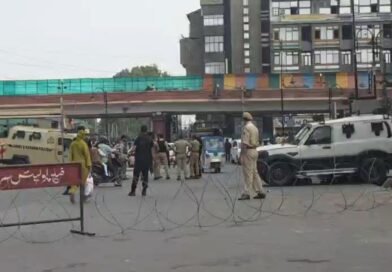 Police Block Roads Leading to BJP Headquarters Ahead of NC Protest